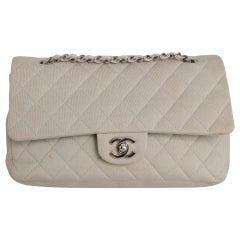 Borsa A Spalla Chanel 2.55 Timeless Jersey Grigia