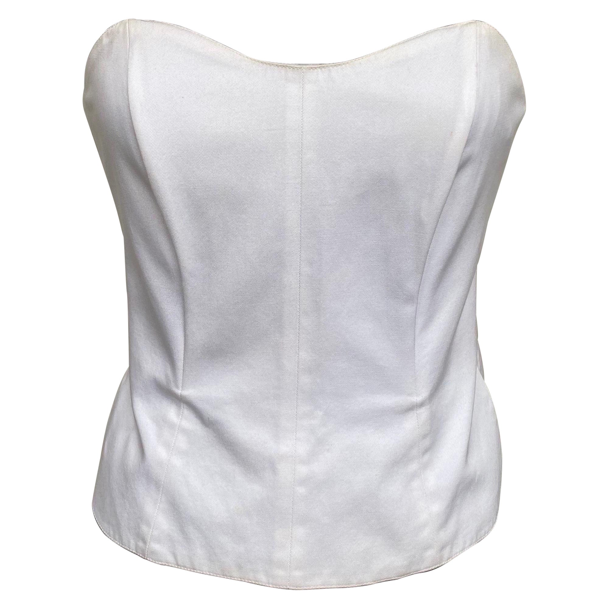 Yves Saint Laurent white top For Sale