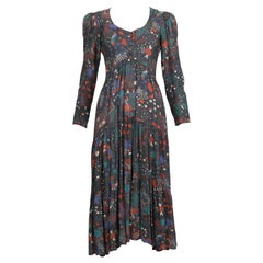 1970's OSSIE CLARK dress with CELIA BIRTWELL print