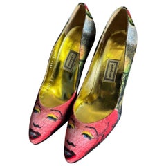 Antique Spring Summer 1991 Gianny Versace "Marilyn Monroe" shoes.