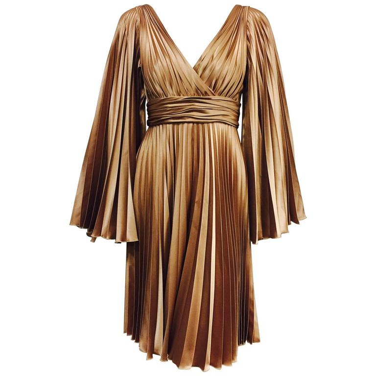 Pleated Cocktail Dress