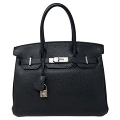 Hermès - Sac Birkin 30 noir 