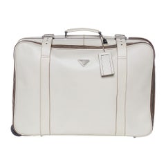 Valigia de voyage Saffiano blanc cassé Prada