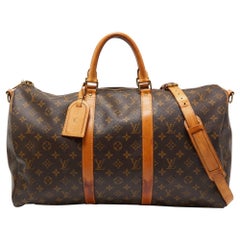 Louis Vuitton Monogram Canvas Keepall 50 Bandouliere Bag