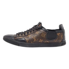 Louis Vuitton Brown Monogram Canvas Slalom Low Top Sneakers Size 42.5