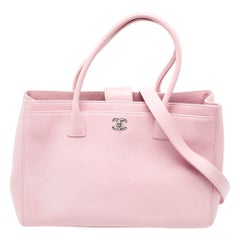Chanel Tote Executive Cerf in pelle rosa