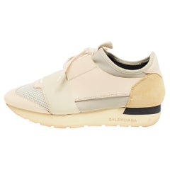Balenciaga Zapatillas Race Runner de tela y piel multicolor Talla 37