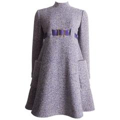 Geoffrey Beene tweed mini dress, circa 1965 7
