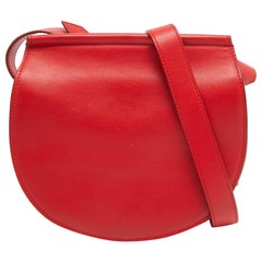 Givenchy Red Leather Mini Infinity Crossbody Bag