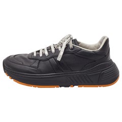 Bottega Veneta Schwarz Speedster Low Top Turnschuhe Größe 42,5