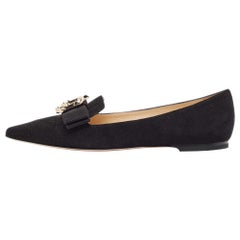 Jimmy Choo Smoking Slipper Gala en daim noir Taille 35