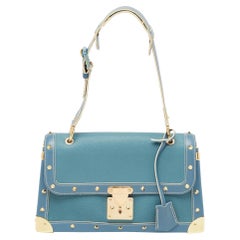 Louis Vuitton Blue Suhali Leather Le Talentueux Bag