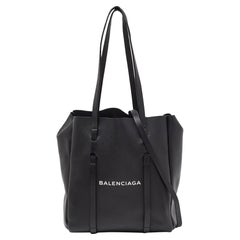 Balenciaga Black Leather Small Everyday Tote