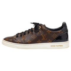 Louis Vuitton Brown Monogram Canvas Frontrow Low Top Sneakers Size 40