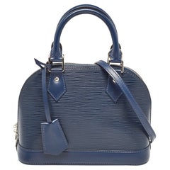 Used Louis Vuitton Saphir Epi Leather Alma BB Bag