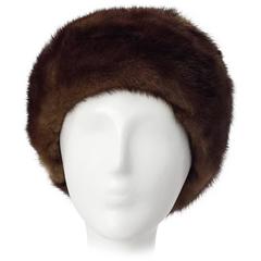 60s Chocolate Mink Hat 9