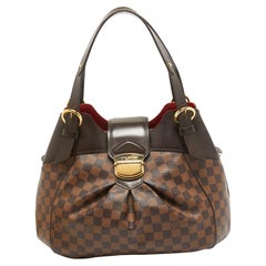 Bolso Louis Vuitton Damier Ebene Canvas Sistina MM