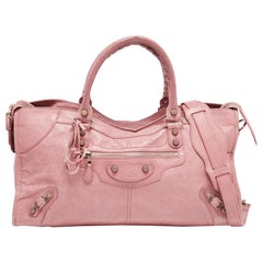 Balenciaga Pink Leather RH Part Time Tote