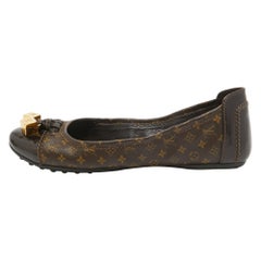 Louis Vuitton Monogram Canvas und Lackleder Lovely Ballet Flats Größe 38