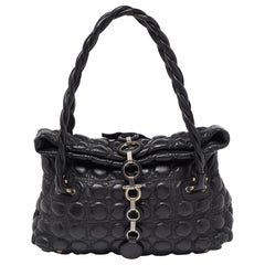 Salvatore Ferragamo Bolso plegable de piel negro