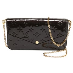 Louis Vuitton Amarante Monogram Vernis Pochette Felicie Bag