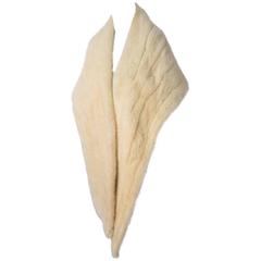 60s Cream Mink Stole 6