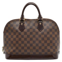 Louis Vuitton Damier Ebene Canvas Alma PM Bag