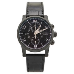 Montblanc Titanium Timewalker Twinfly 106507 Limited Edition Wristwatch 43 mm