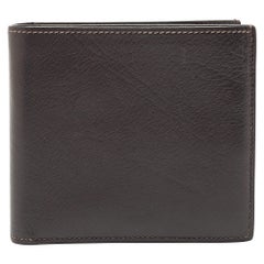 Hermes Macassar Evergrain Piel Billetera Vintage