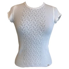 T-shirt Chanel blanc