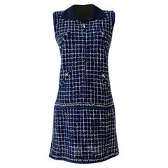 Chanel Graffiti Collection Lesage Tweed Dress