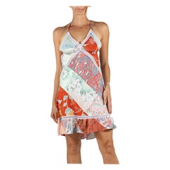 Abito in seta giapponese arancione di Morphew Collection'S