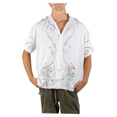 Colección Morphew Camisa blanca de lino
