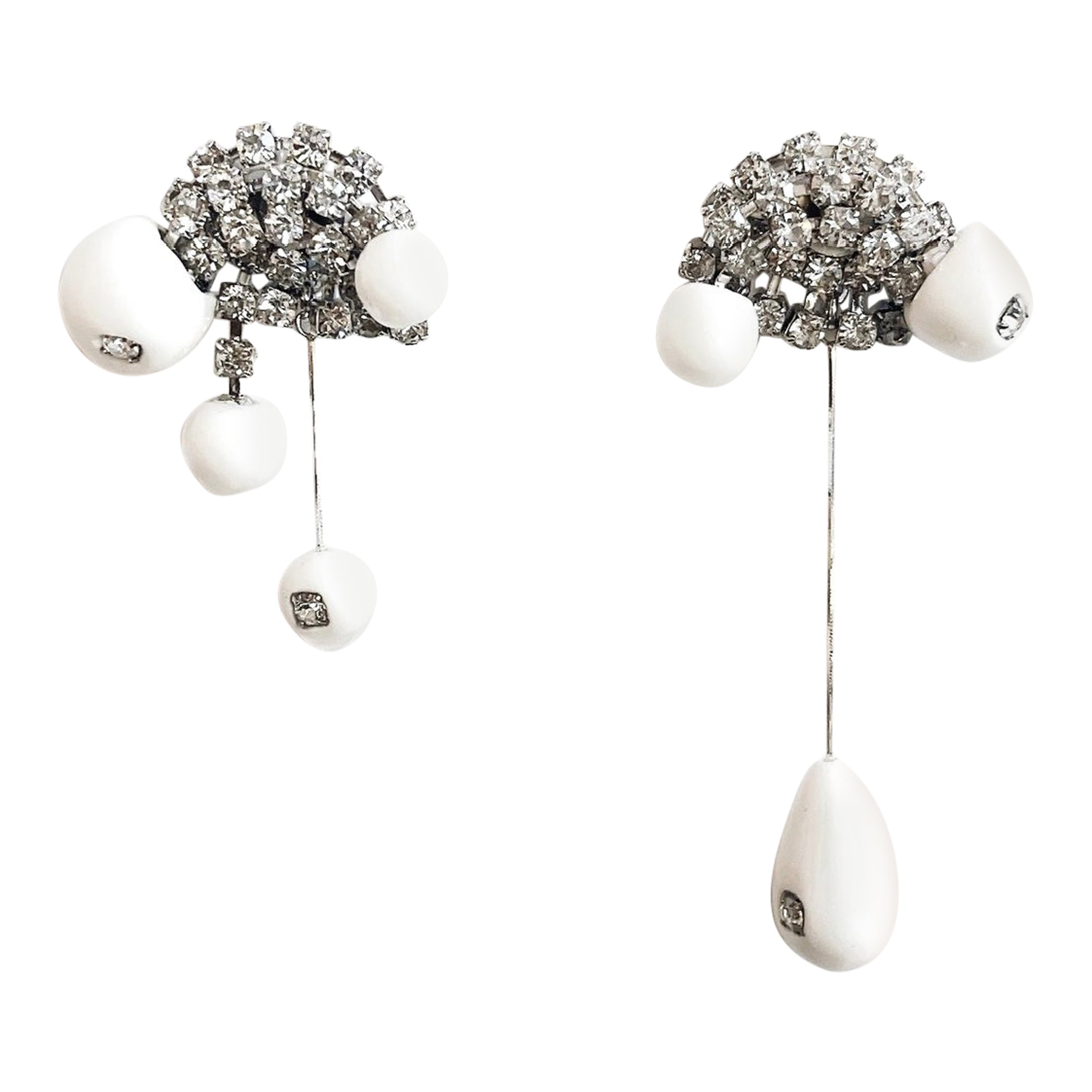 DEAR U Crystal Post Earrings For Sale