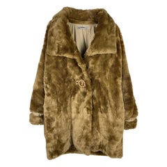 Vintage 1970's Heavy Fur Teddy Coat