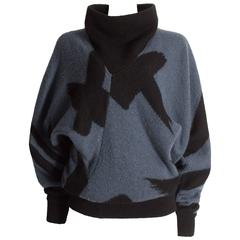 Issey Miyake oversized wool sweater, circa 1980 3