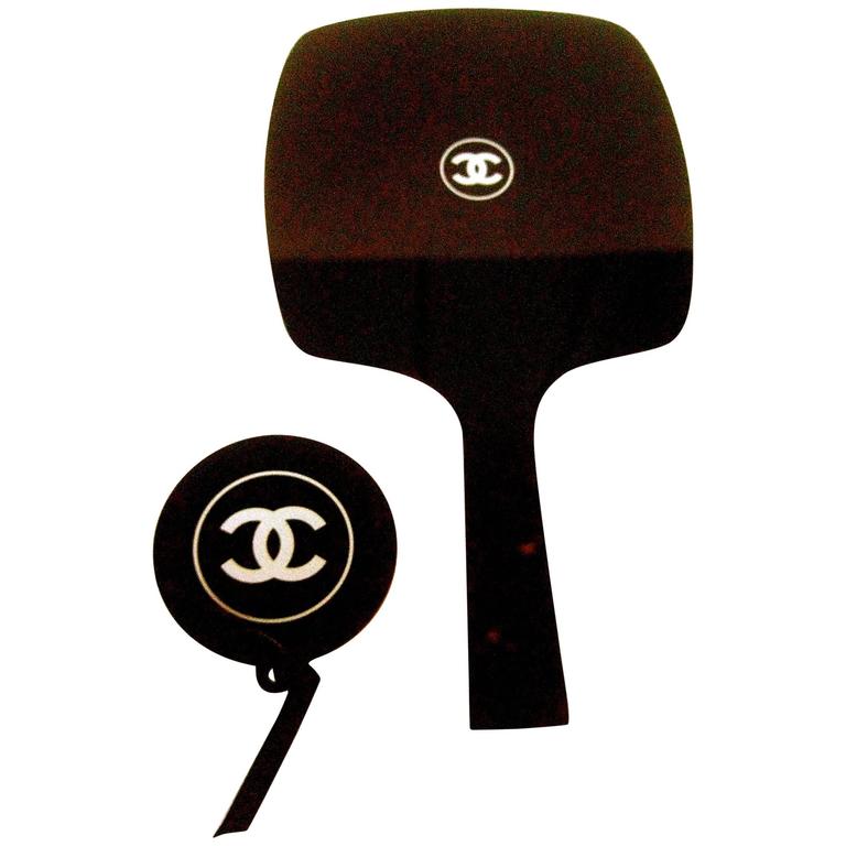 chanel handheld mirror