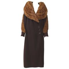 1930s Fur Trimmed Coat