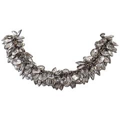 Vintage Art Deco Influenced Lush Crystal Choker Necklace 5