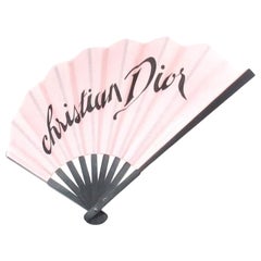 Christian Dior Iconic Fan with Logos