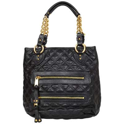 Marc Jacobs Black Quilted Leather Tote For Sale at 1stdibs