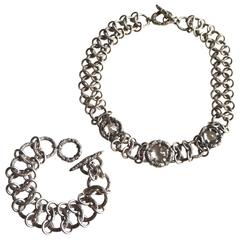 Stephen Dweck Crystal and Sterling Necklace 6