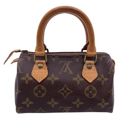 Louis Vuitton Used Monogram Speedy Nano Mini HL Bag M41534