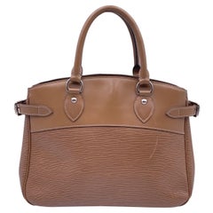 Louis Vuitton Light Brown Epi Leder Passy PM Tasche Satchel