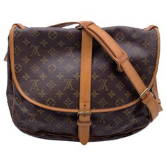 Louis Vuitton Vintage Monogram Canvas Saumur 35 Crossbody Bag