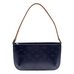 Louis Vuitton Bleu Blau Monogramm Mat Fowler Umhängetasche