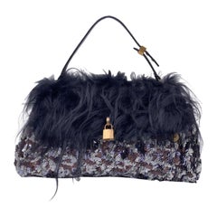 Marc Jacobs Sequined Large Gilda Flap Bag Satchel Handbag