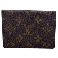 Louis Vuitton Monograma Vintage Billetera Bifold Porta Documentos de Identidad