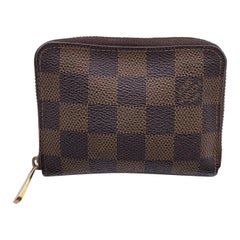 Louis Vuitton Brown Damier Ebene Canvas Zippy Coin Purse N63070