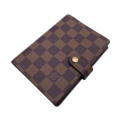 Louis Vuitton Damier Ebene Canvas 6 Ring Agenda Cover PM